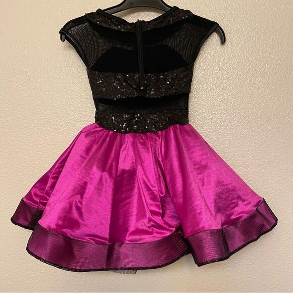 Weissman Dance costume hot pink tutu ballet jazz dress leotard ANNA SUN 10138 SC - Picture 5 of 11